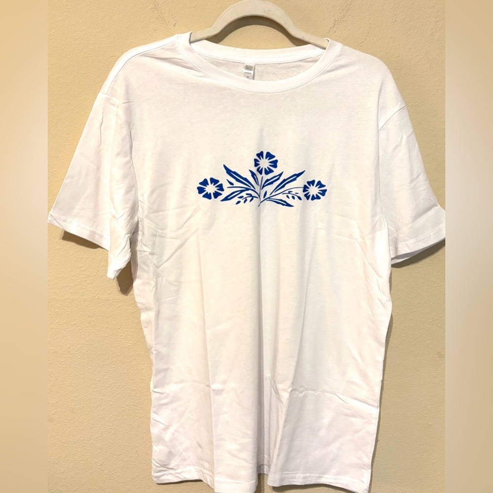 Retro Corning-ware Flower Vintage Tee Shirt size L